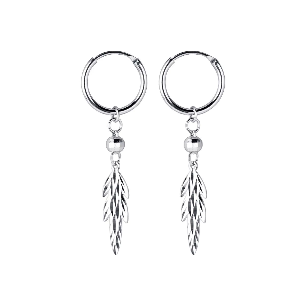 925 Sterling Silver Dangle Earrings Charm Vintage Tree of Life Drop Earring for Women Leaves Jewelry Brincos Bijoux