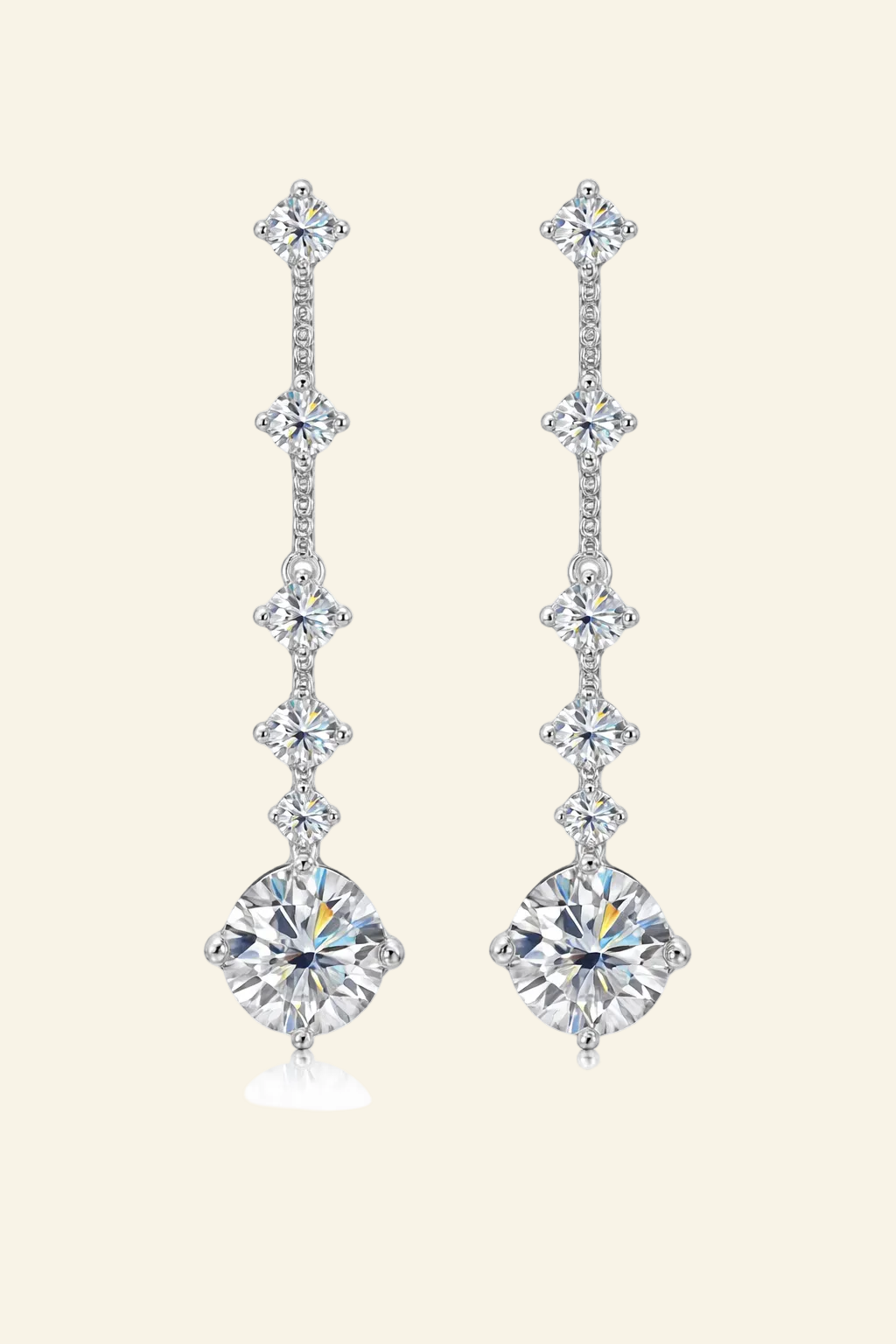 Clairis Tassel™ 3CT Moissanite Dangle Earrings