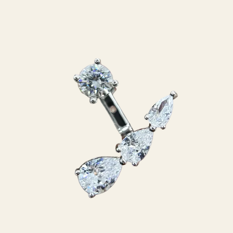 Lumière Moissanite Detachable Stud Earrings™