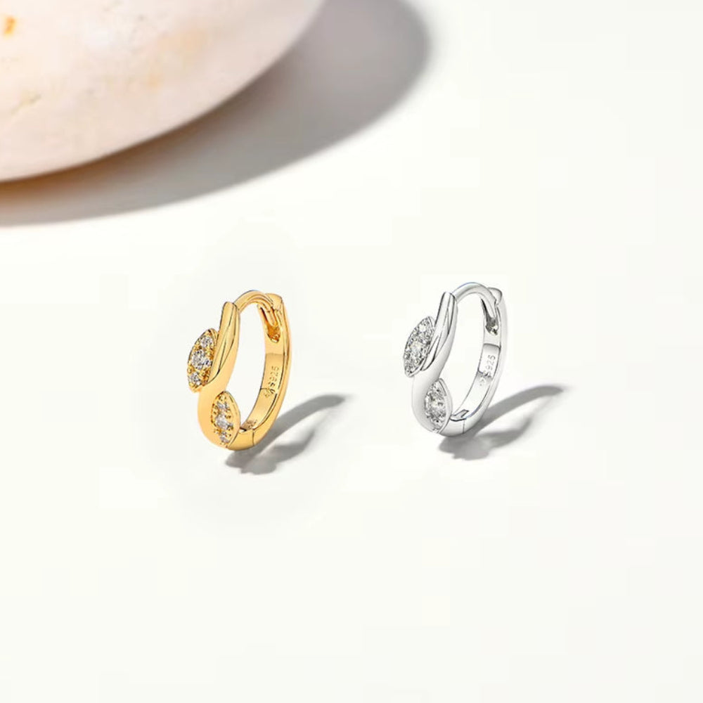 ATTAGEM Moissanite Women Hoop Earrings DVVS1 Real 925 Sterling Silver Classic Pendants for Party Wedding Engagement Fine Jewelry