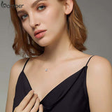 Silver Invisible Chain Necklaces Pendants Rhinestone Choker Necklaces Transparent Fishing Line Collier Femme SCN332