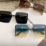 Korean Style Classic Black Big Square Shades Sunglasses for Women Men Fashion Women Sunglasses with Uv Protection