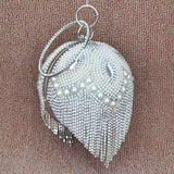 Luxury Ball Bags Designer Tote Women Bags Red Blue Pearl Crystal Handbags Tassels Shoulder Bags