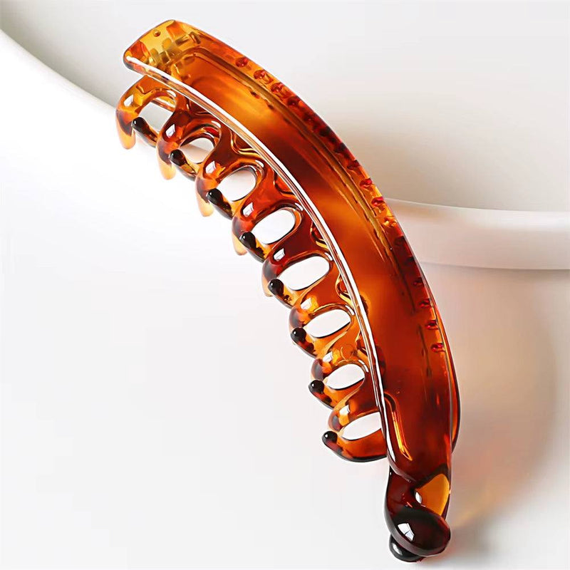 Frosted Hair Clips Solid Color Banana Claw Women Hair Accessories Fashion Ponytail Barrettes Headwear