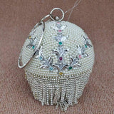 Luxury Ball Bags Designer Tote Women Bags Red Blue Pearl Crystal Handbags Tassels Shoulder Bags
