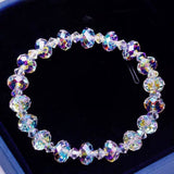New AB Crystal Beaded Bracelets Women Sweet Temperament Handwork Bracelets&Bangles Charms Jewelry Making Men Bracelet