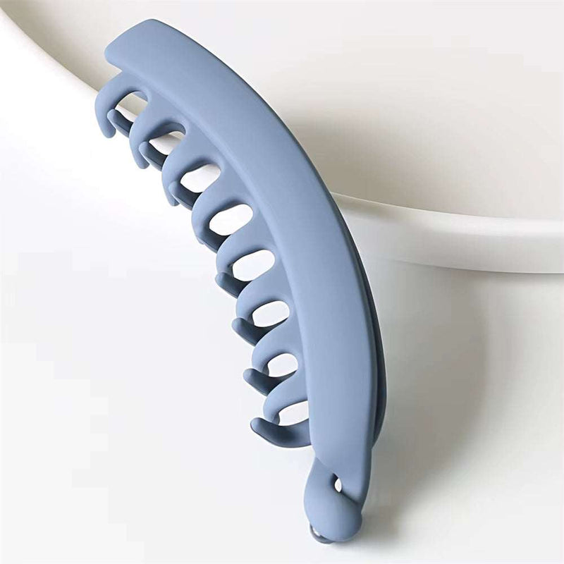 Frosted Hair Clips Solid Color Banana Claw Women Hair Accessories Fashion Ponytail Barrettes Headwear