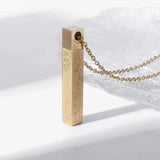 Islamic Religion Muslim Allah Quran Water Drop Shape Pendant Necklace for Women Fashion Charm Amulet Jewelry Ramadan Gift