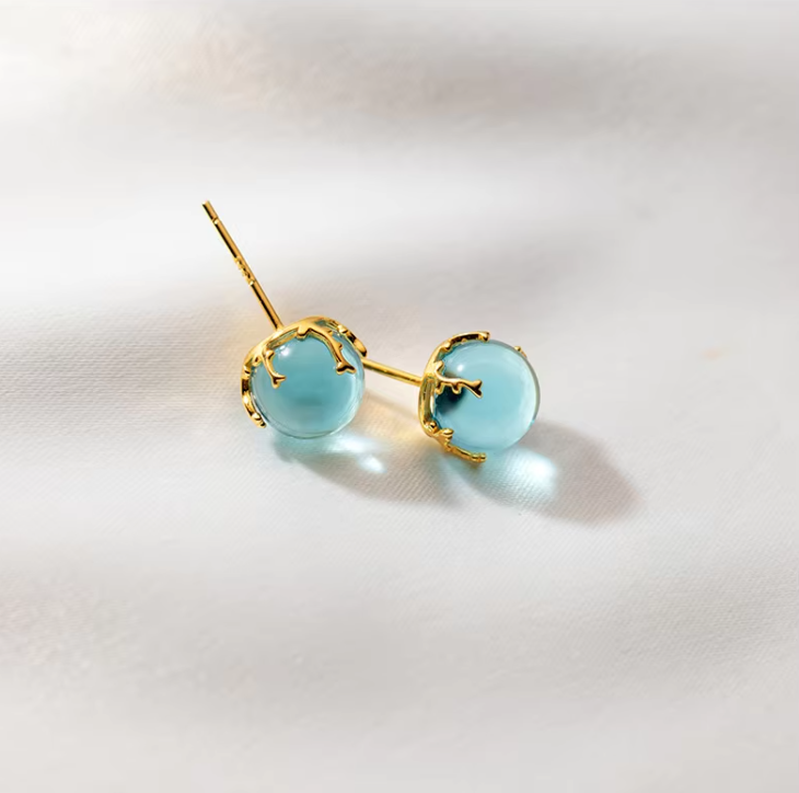 Azuré Round Stud Earrings™