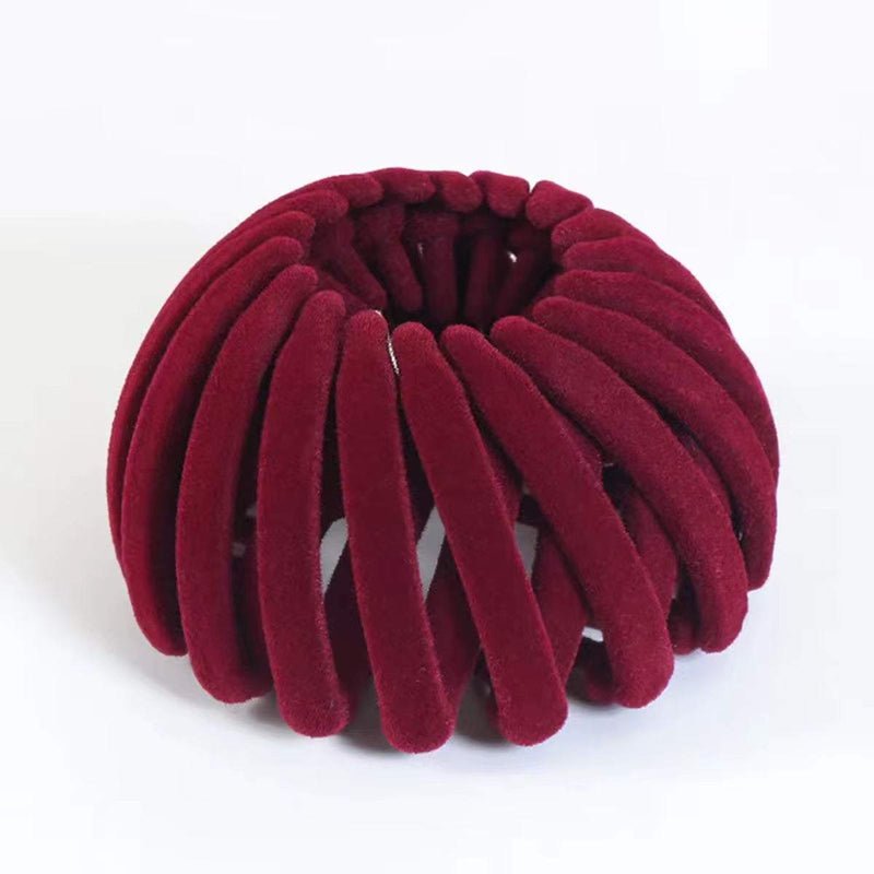 Ponytail Hair Rings Clips Hair Clips Women Bird Nest Shaped Hair Hairpin Simple Magic Lazy Braider Tool Women Hair Accessories G