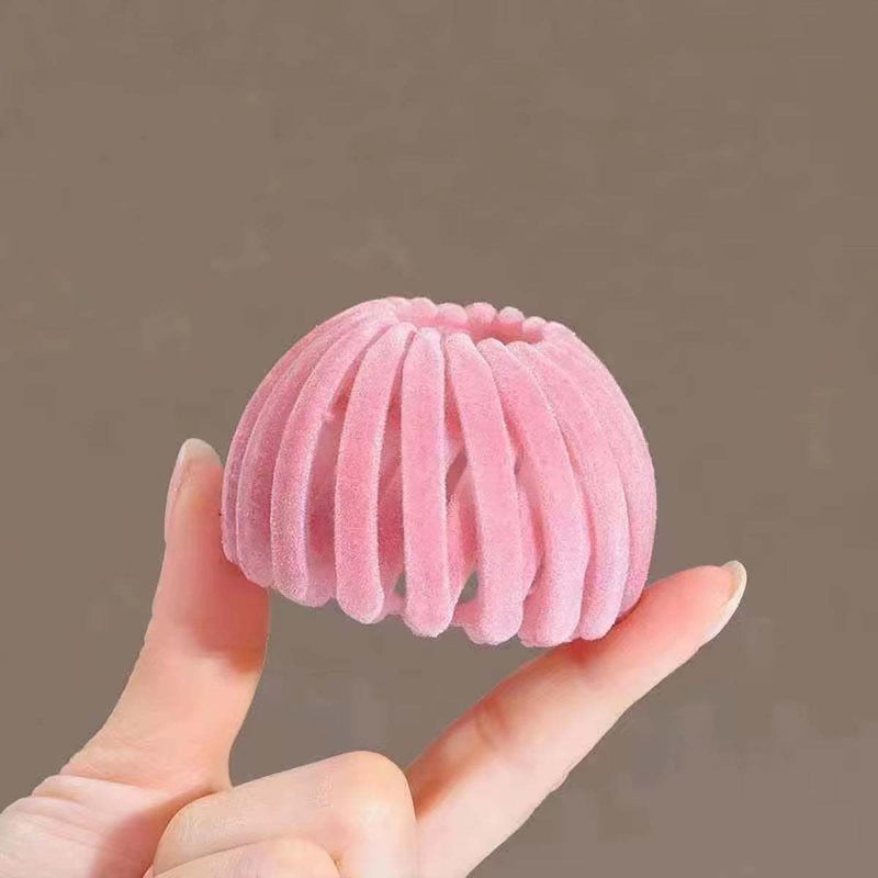 Ponytail Hair Rings Clips Hair Clips Women Bird Nest Shaped Hair Hairpin Simple Magic Lazy Braider Tool Women Hair Accessories G