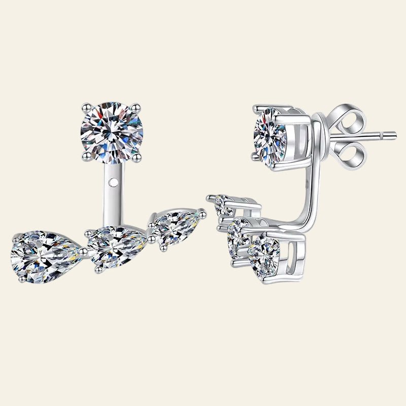 Lumière Moissanite Detachable Stud Earrings™ - AMORÉLUX