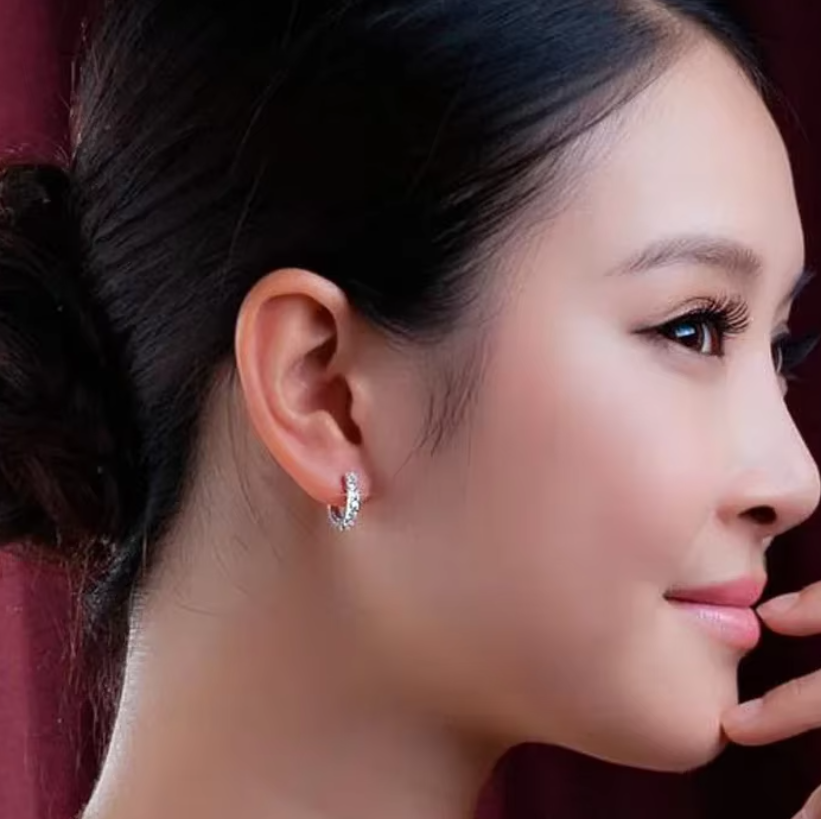 Moonline™ 10mm Silver Huggie Hoops